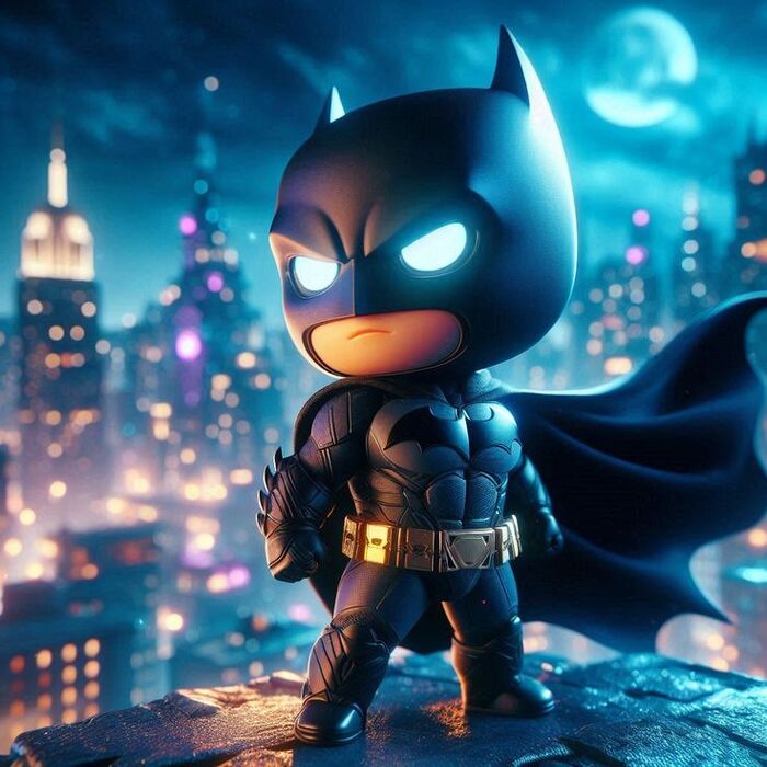 Ảnh Batman chibi 3D