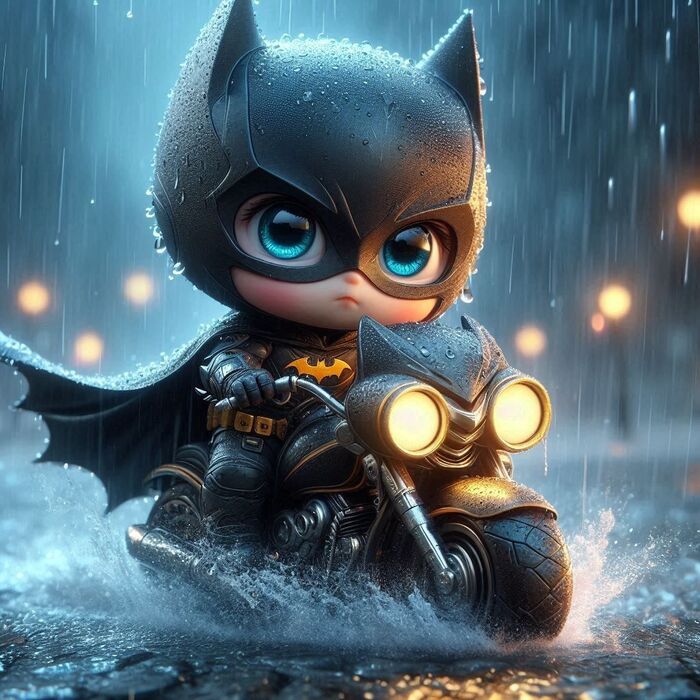 Ảnh Batman chibi 4K