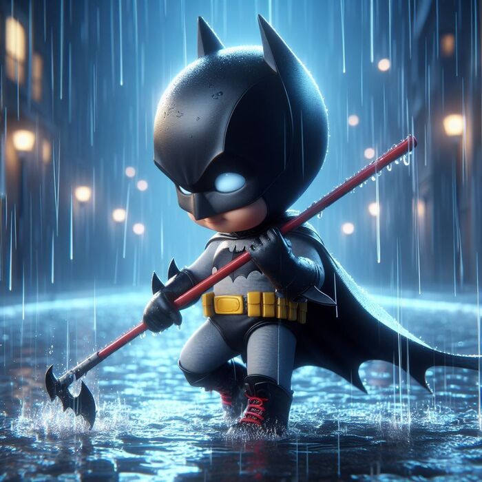 Ảnh Batman chibi bìa truyện