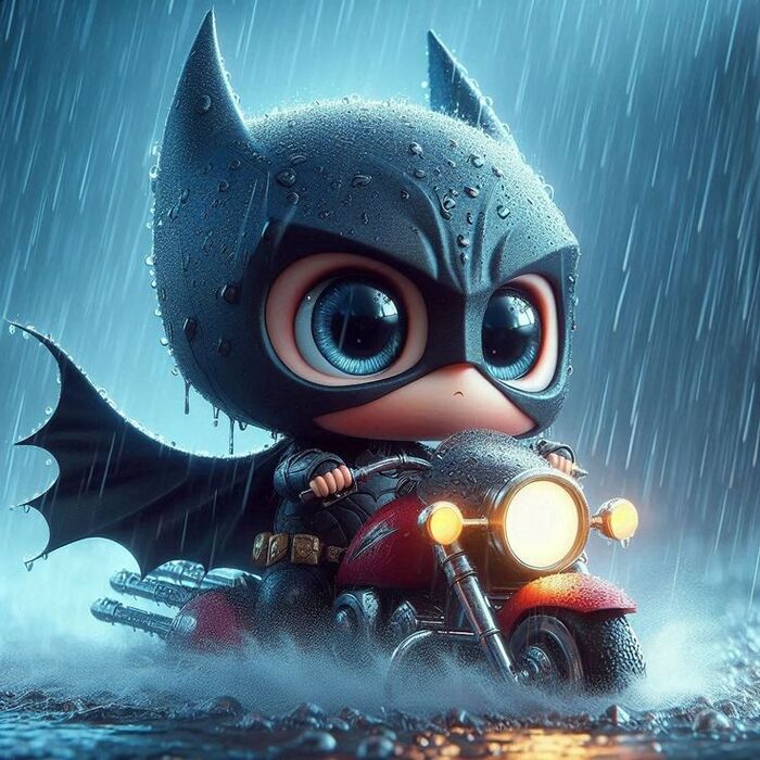 Ảnh Batman chibi hài hước