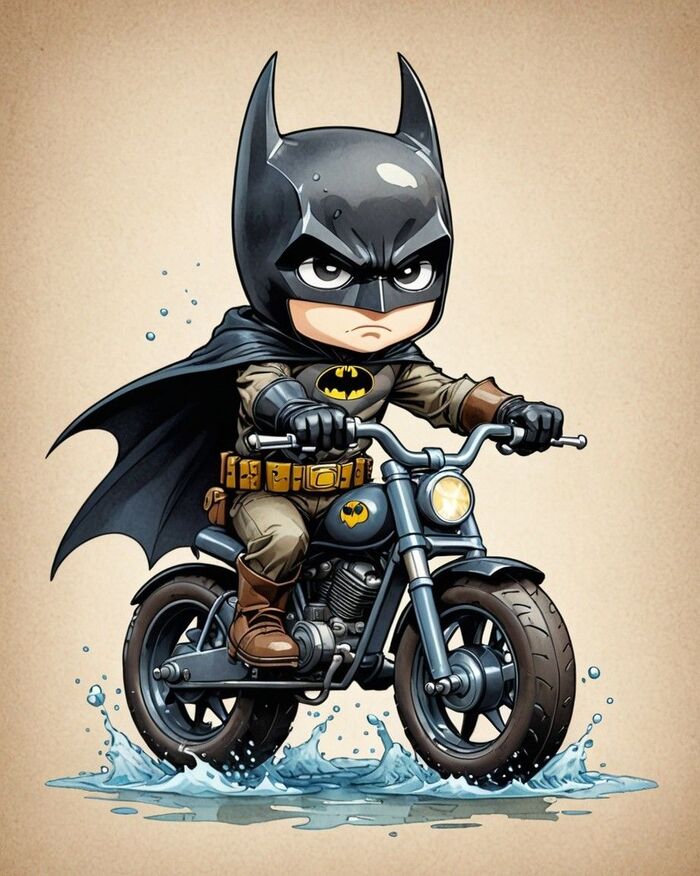 Ảnh Batman chibi vui nhộn