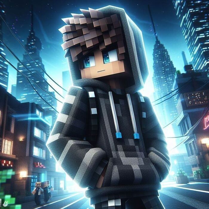 Ảnh Minecraft chibi đáng yêu