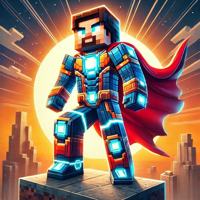 Ảnh Minecraft chibi hài hước