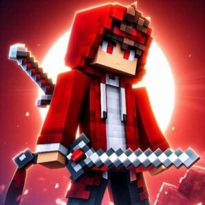 Ảnh Minecraft chibi pixel style