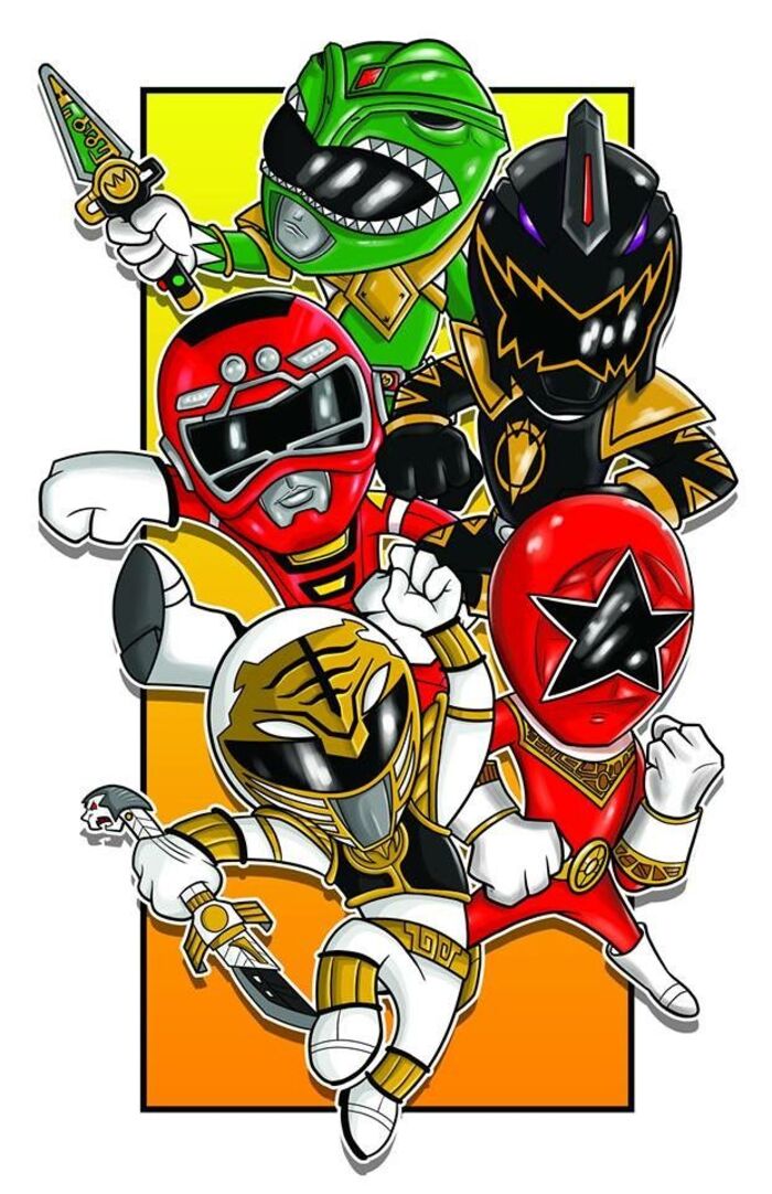 Ảnh Siêu Nhân Cuồng Phong chibi nhóm