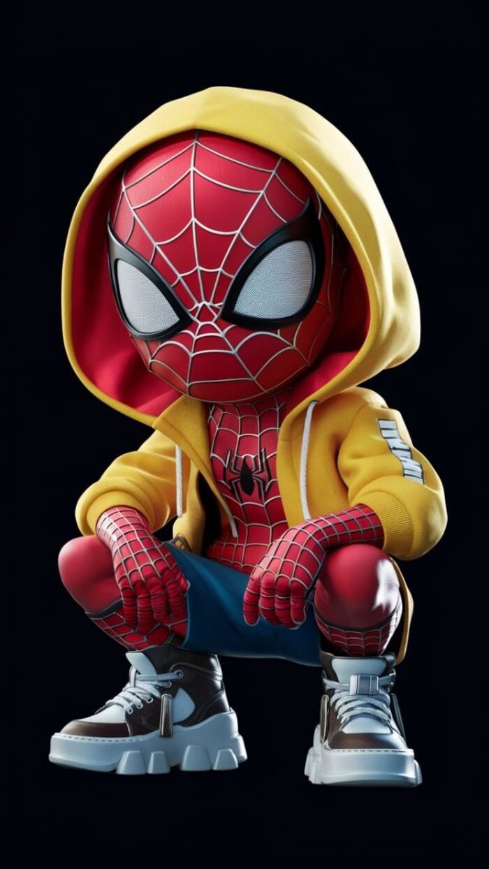 Ảnh Spider-Man chibi cute