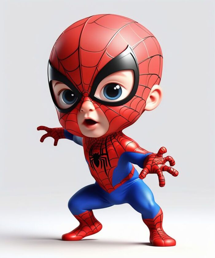 Ảnh Spider-Man chibi đẹp nhất