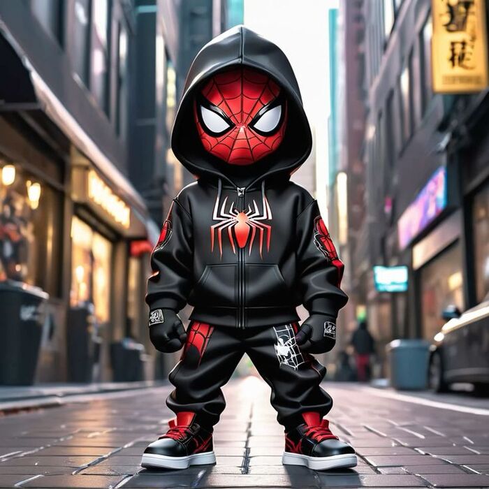 Ảnh Spider-Man chibi đẹp