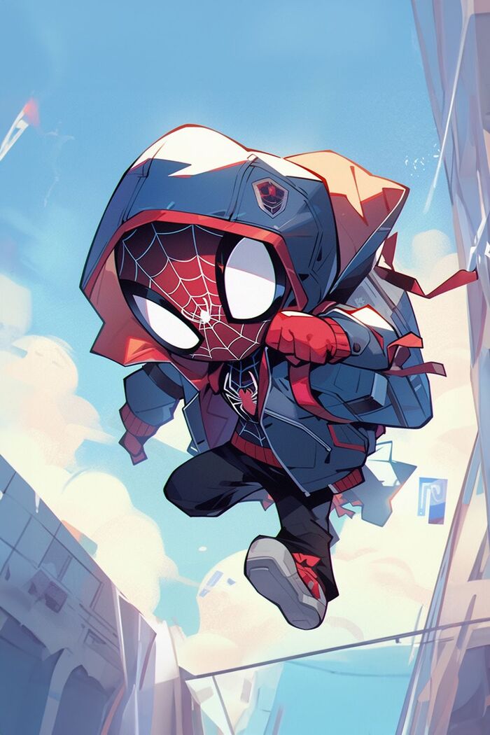 Ảnh Spider-Man chibi high quality