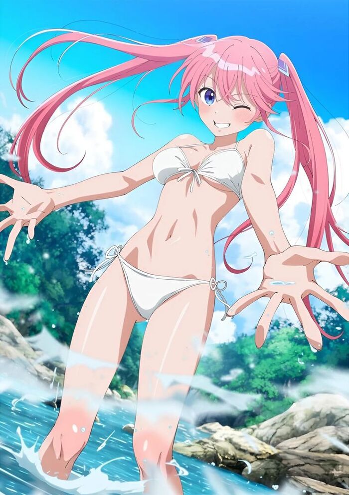 Ảnh anime bikini màu pastel