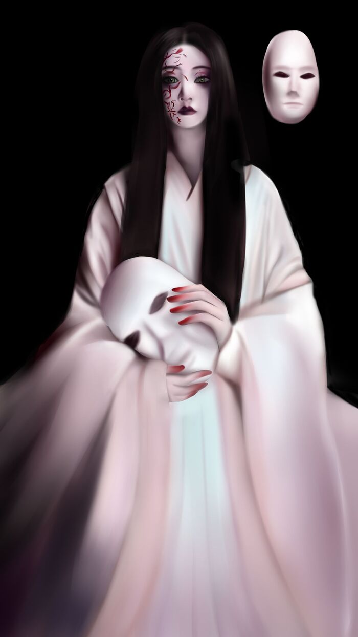 Ảnh anime kinh dị cổ trang