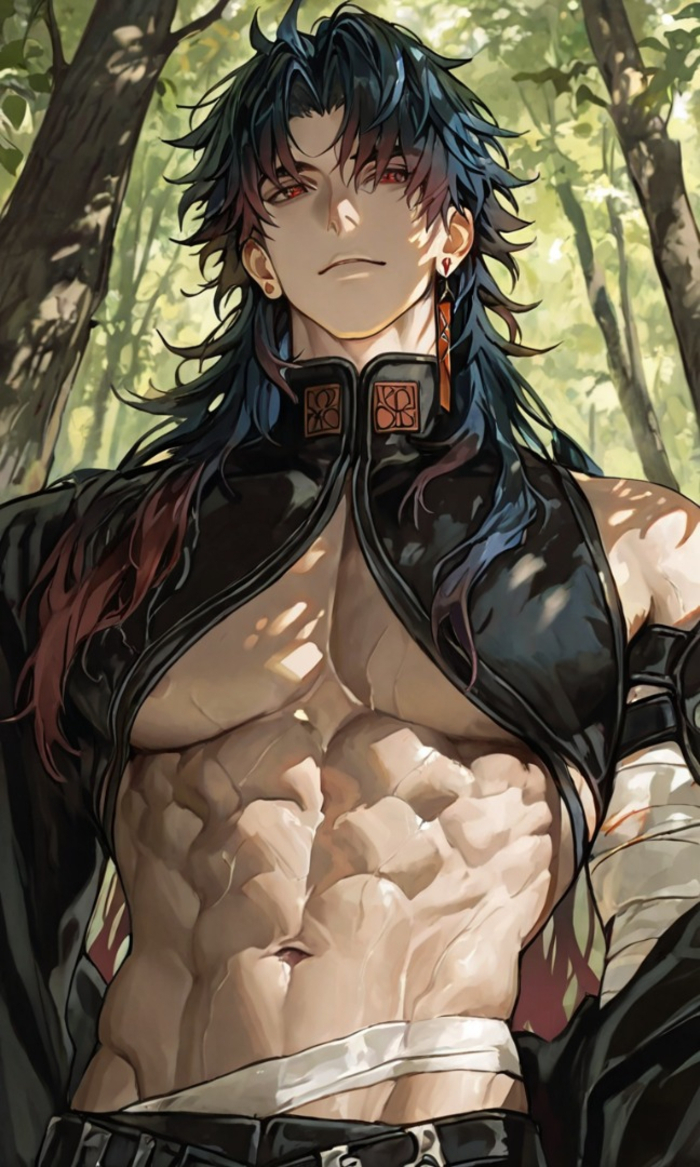 Ảnh anime nam 6 múi bãi biển