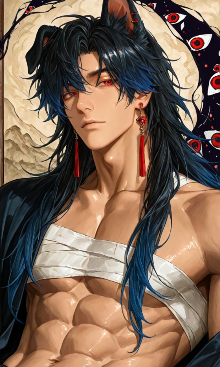 Ảnh anime nam 6 múi cổ trang