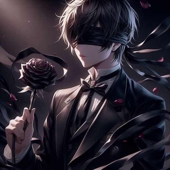 Ảnh anime nam trắng đen đẹp nhất