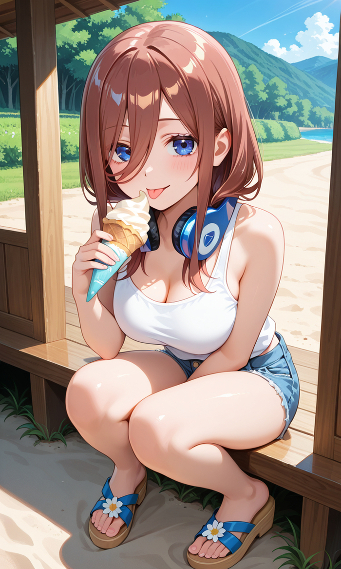 Ảnh anime nữ sexy trong bộ váy xinh