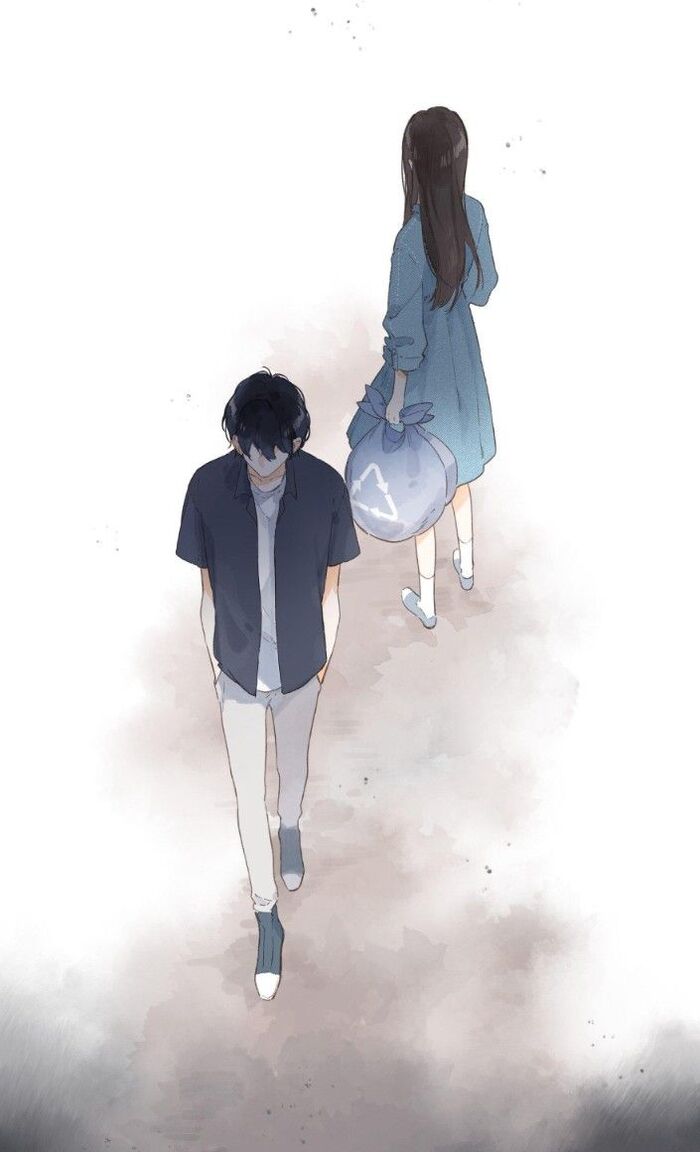 Ảnh chia tay anime đẫm nước mắt