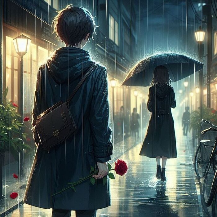 Ảnh chia tay anime đẹp nhất