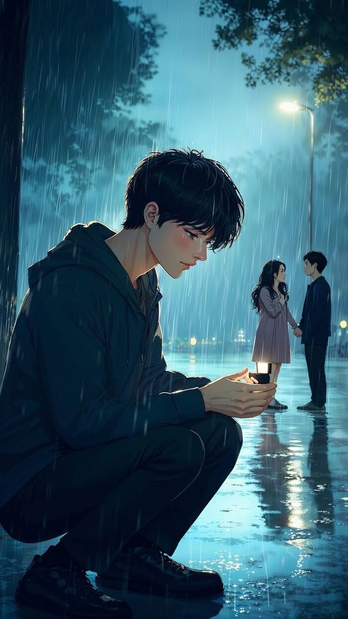 Ảnh chia tay anime lạnh lùng