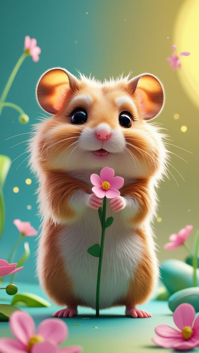 Ảnh chuột hamster chibi bìa truyện