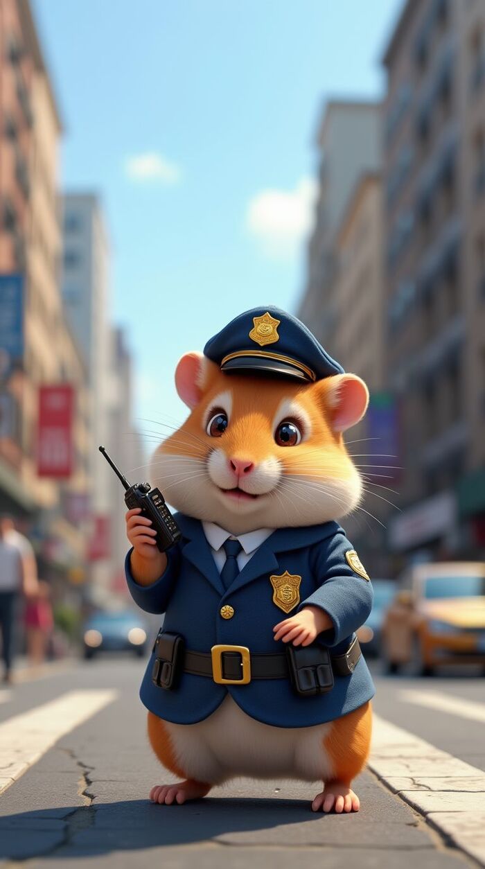 Ảnh chuột hamster chibi chạy nhảy