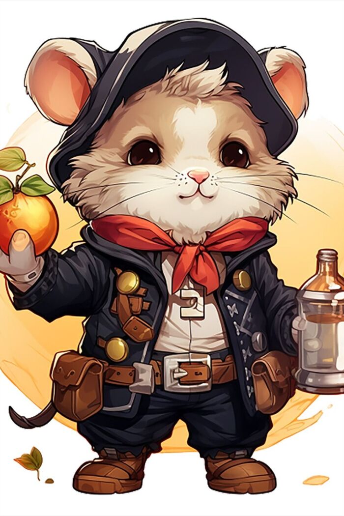Ảnh chuột hamster chibi đẹp nhất