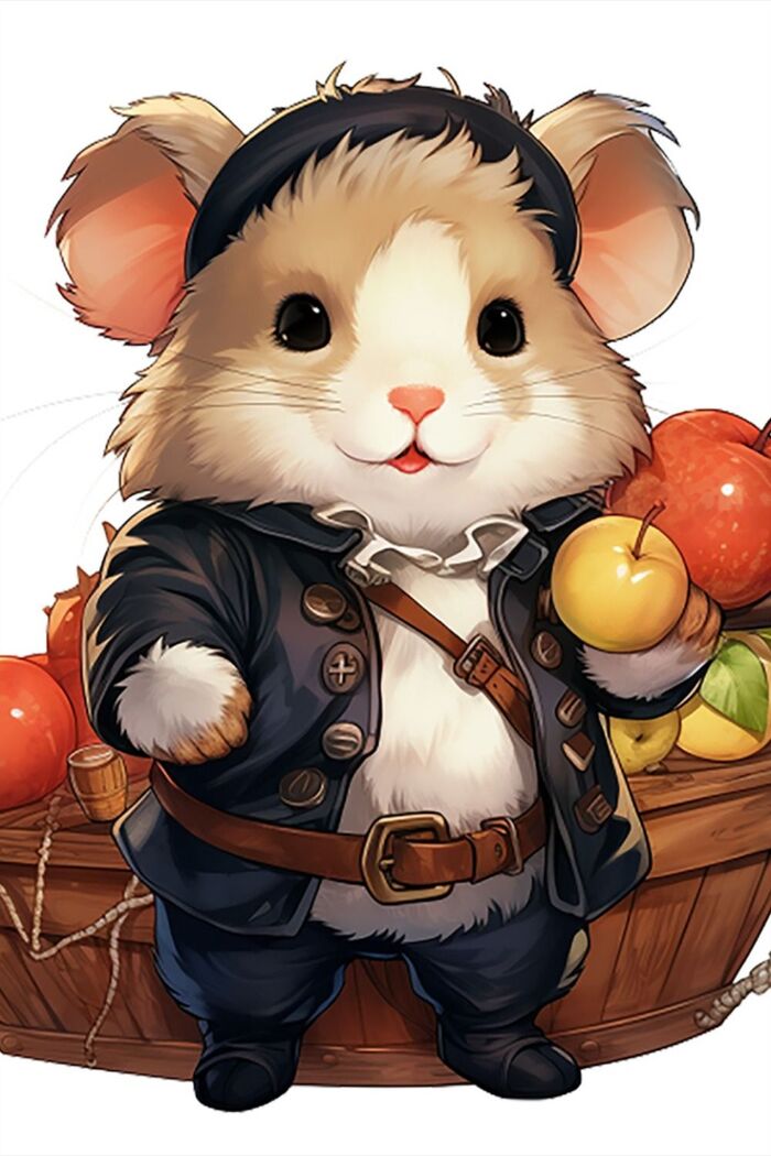 Ảnh chuột hamster chibi đẹp