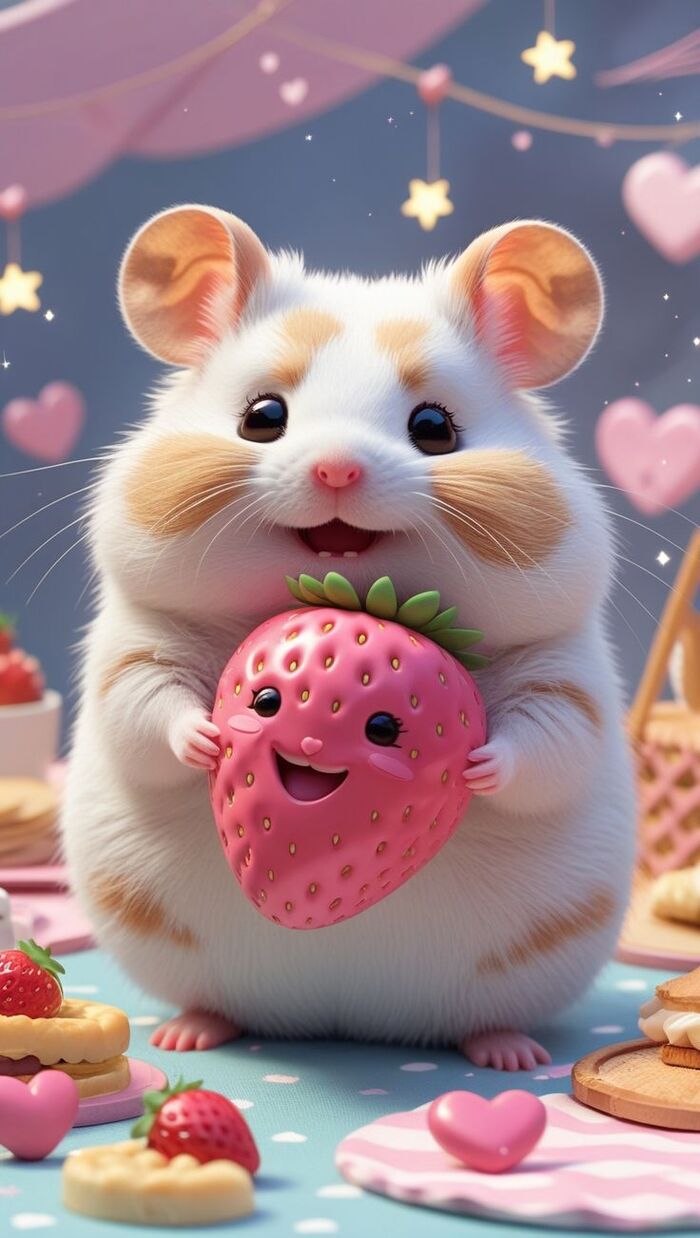 Ảnh chuột hamster chibi mini