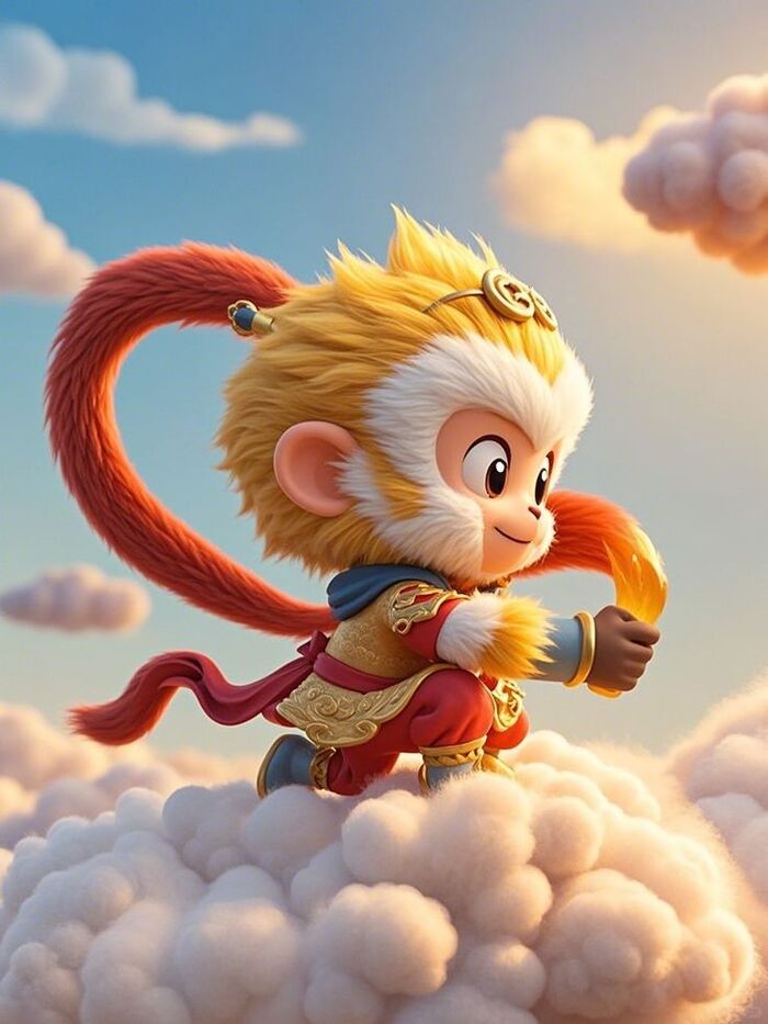 Ảnh khỉ chibi siêu dễ thương
