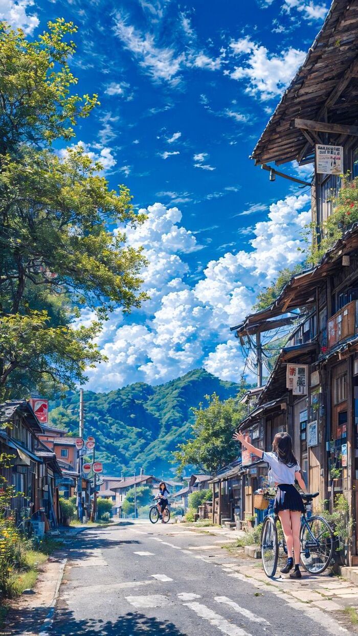 Ảnh tô màu anime đáng yêu full hd