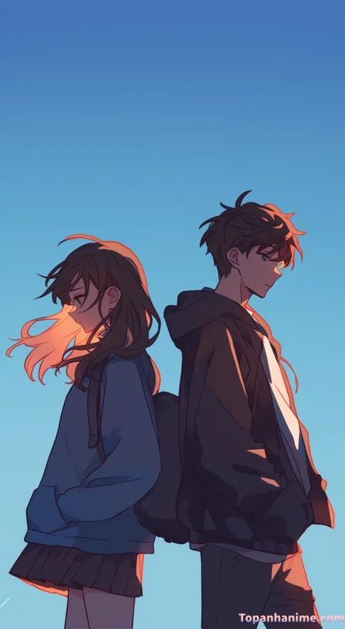 ảnh anime chia ly lặng lẽ