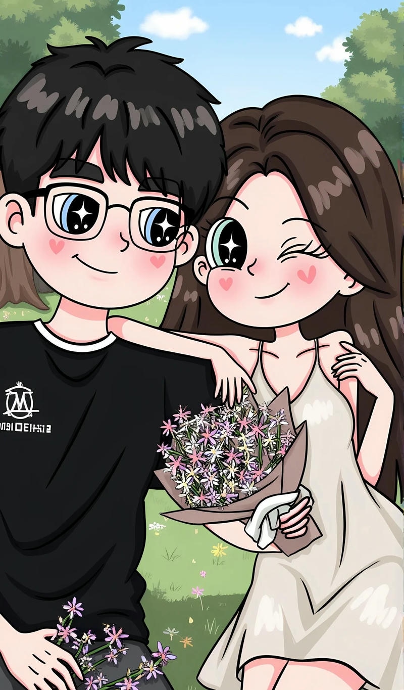 ảnh anime chibi cặp đôi