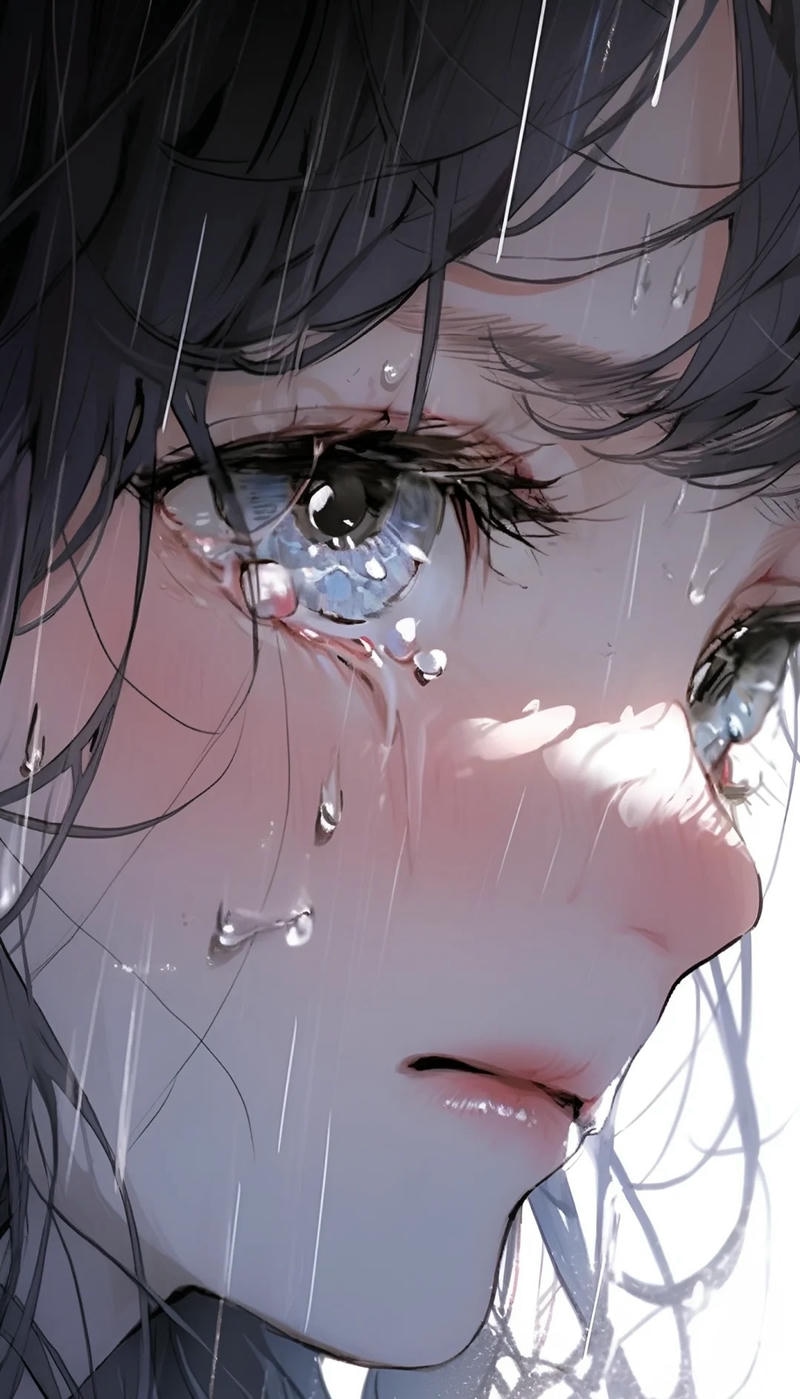 ảnh anime khóc buồn
