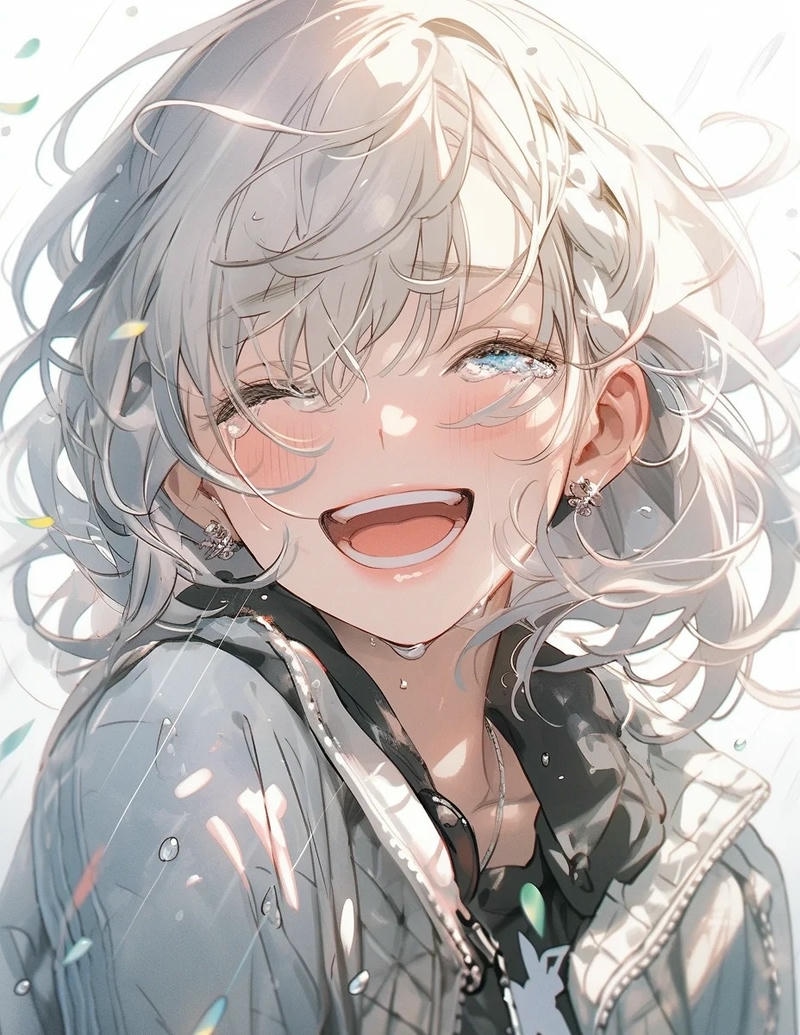 ảnh anime khóc cười