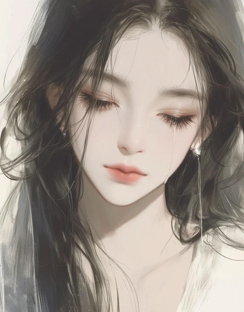 ảnh anime khóc cute