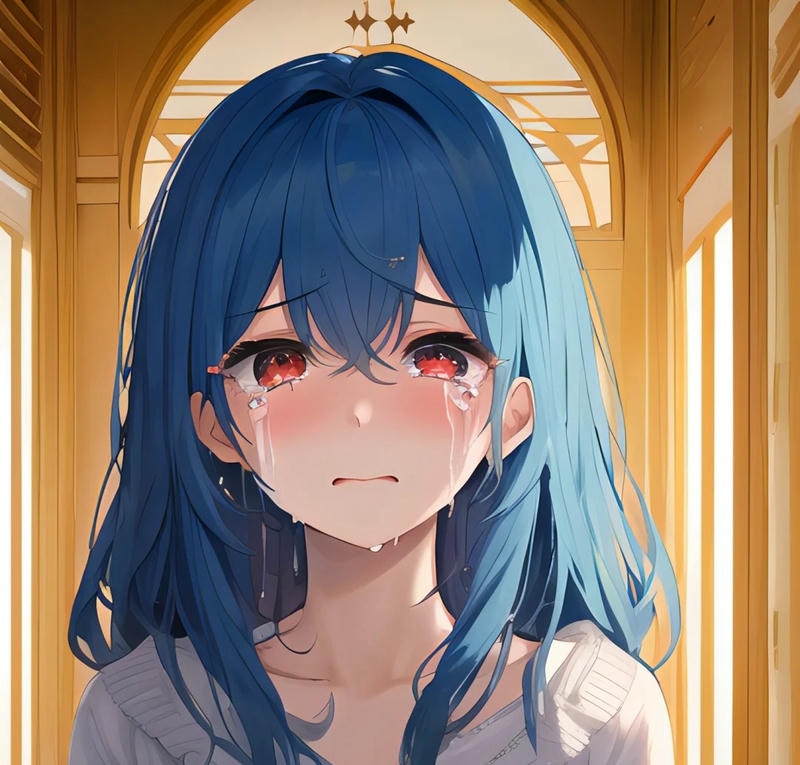 ảnh anime khóc