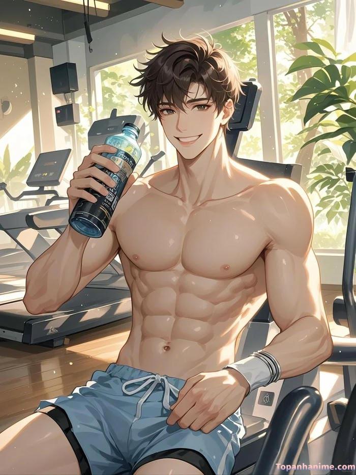 ảnh anime nam 6 múi quyến rũ