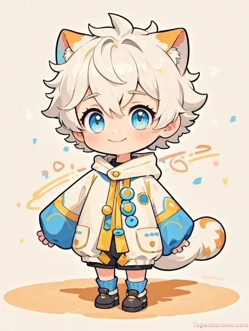 ảnh anime nam chibi xinh xắn