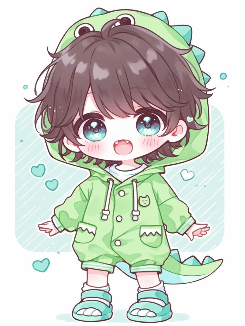 ảnh anime nam cute chibi