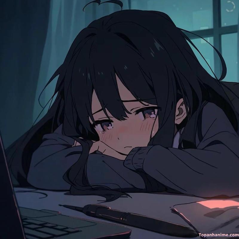 ảnh anime nữ buồn nhớ nhung