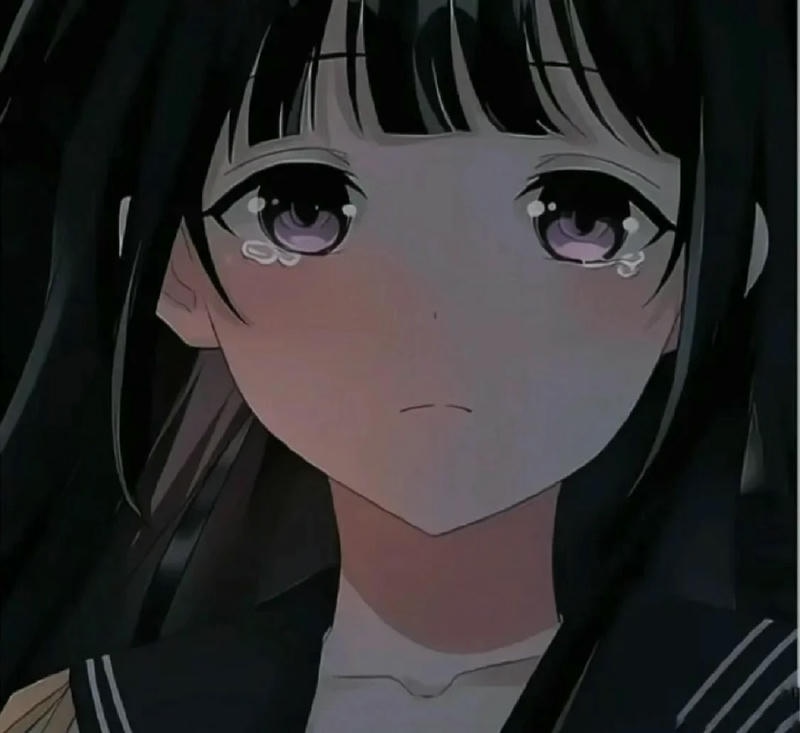 ảnh anime nữ buồn