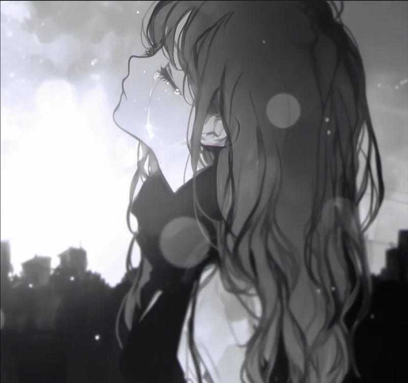 ảnh anime nữ khóc