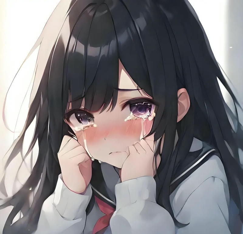 ảnh anime nữ khóc