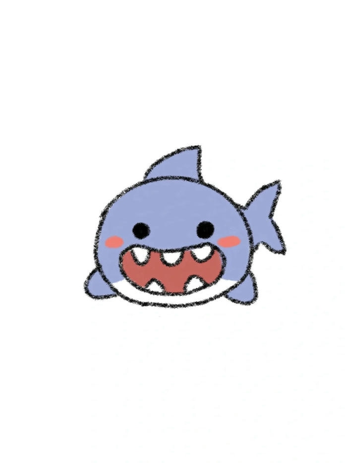 ảnh cá mập chibi
