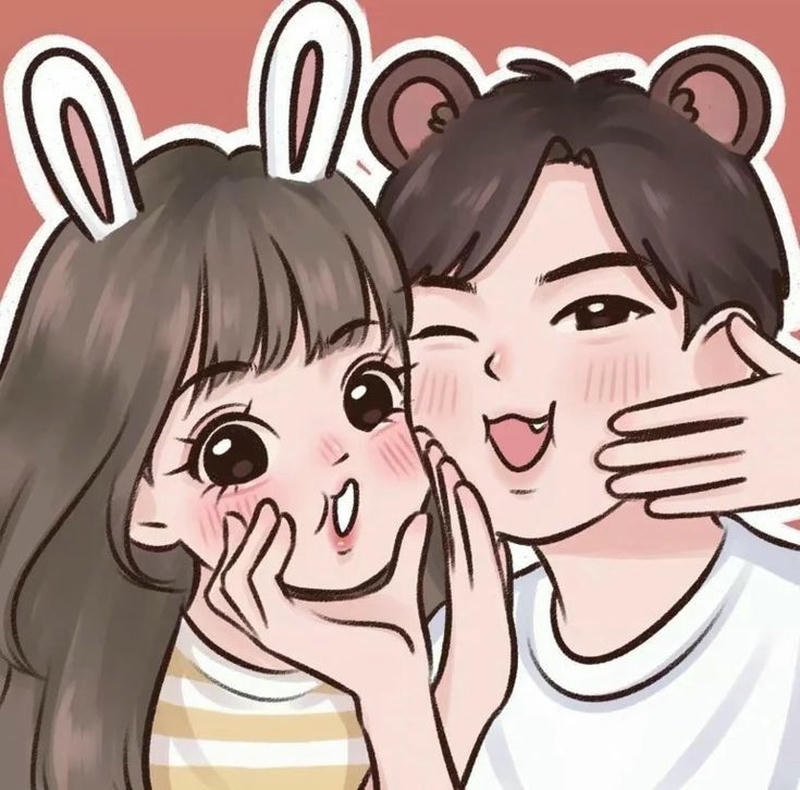 ảnh cặp đôi anime chibi cute