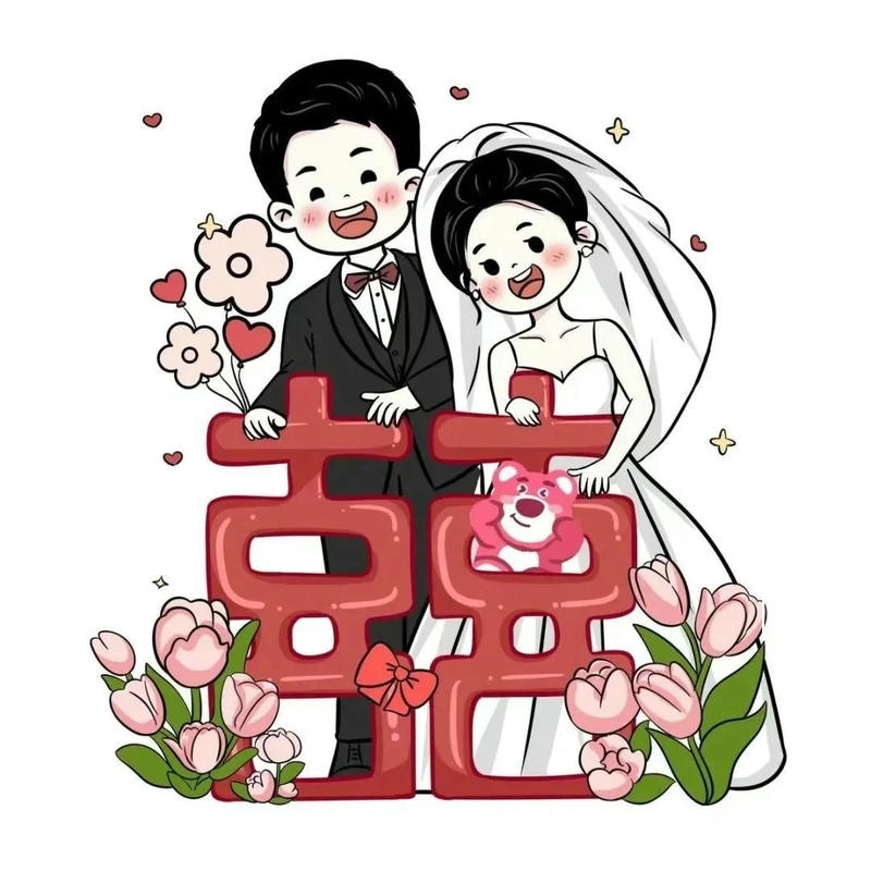 ảnh cưới chibi trung quốc