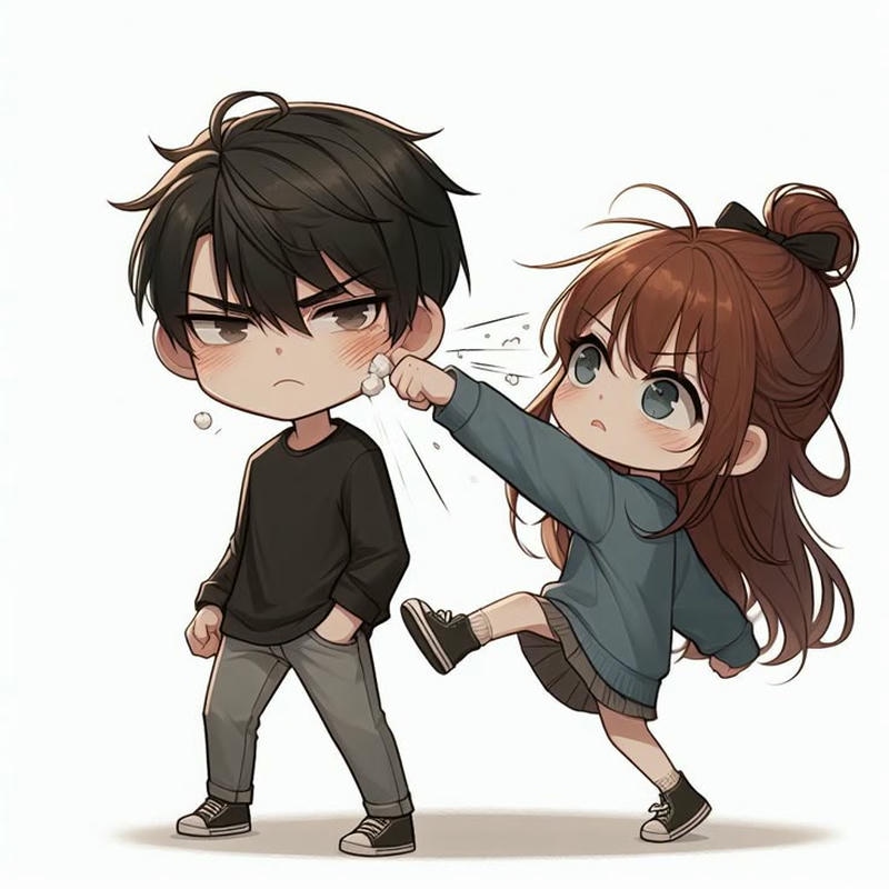 ảnh đôi chibi