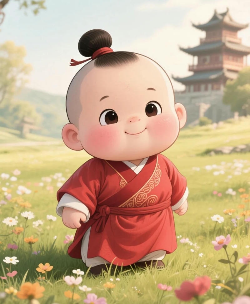ảnh em bé dễ thương chibi