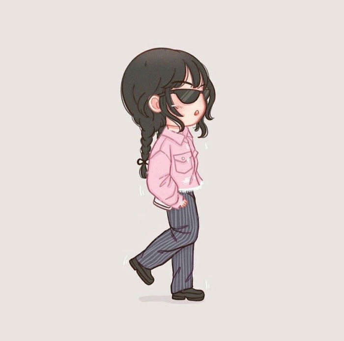 ảnh jennie chibi dễ vẽ