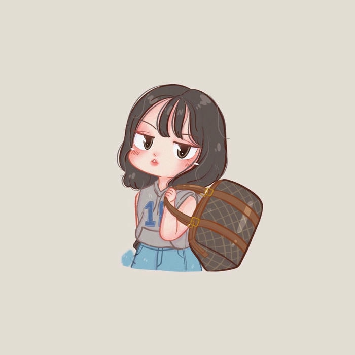ảnh jisoo chibi han quoc