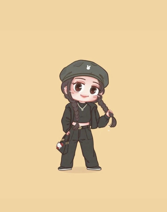 ảnh jisoo chibi noi tieng